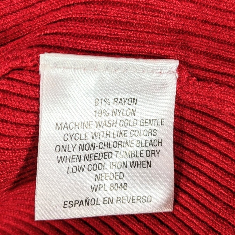 JM Collection Snap Cuff Knit Sweater - Picture 5 of 6